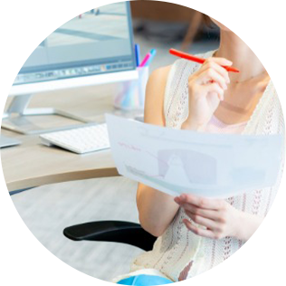 社内報担当の生徒様